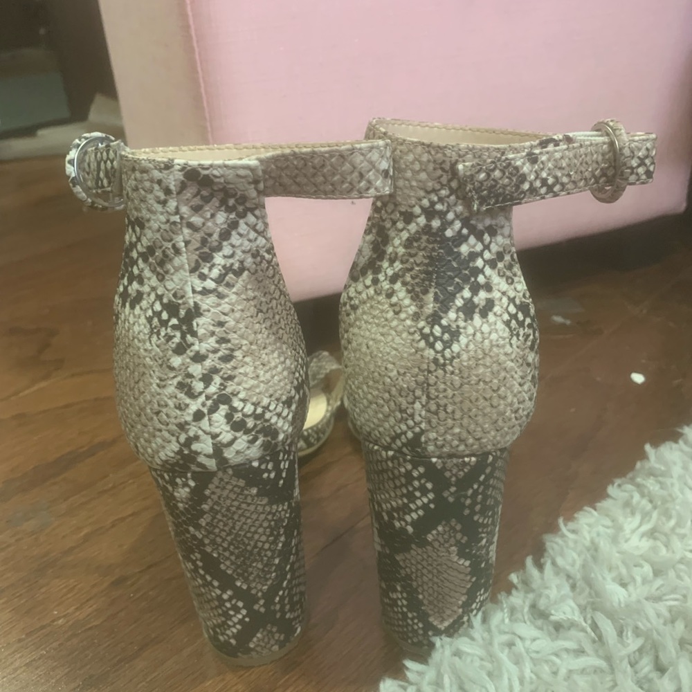 Snake skin heels!!